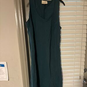 Green Suede Dress